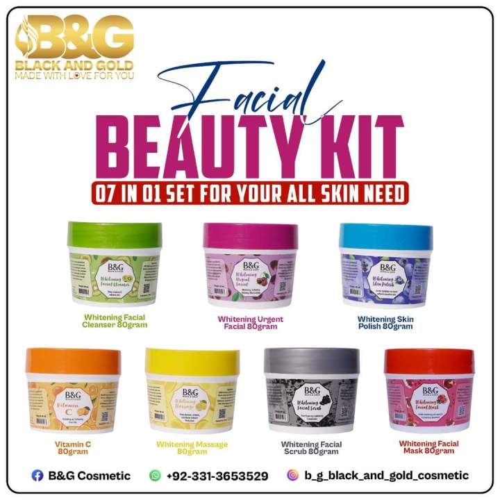 B&G FACIAL BEAUTY KIT 7in1 80ml