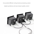 1pcsFactory supply AC Universal socket power inlet PDU/UPS model 13A Multifunctional power with security door outlet EU/UK/AU/US. 