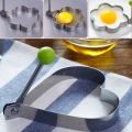 Fried Egg Cooking Mold Shaper 4 Pcs Stainless Steel Kitchen Pan cake Mould Ring. 