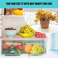 4pcs Non-Slip Fridge Mat, Waterproof, Moisture-Proof, Anti-Fouling Kitchen Mats – High-Quality, Washable Silicone Liners for Fridge, Shelves, Drawers, and Tables – Multi-Color 45x30cm Cabinet Liner Mat. 