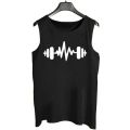 Cotton Jersey Printed Gym Sando Tanks Top For Men. 