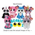 Ty Beanie Boos Babies 25cm Soft Cuddly Animals Plush/Stuffed Toys For Kids (Medium Size). 