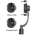 Q08 | L08 Gimbal Stabilizer Compatible with iPhone Smartphone Android,Selfie Stick Tripod, Portable Extendable 3 in 1 Phone Tripod Selfie Stick with Wireless Remote Compatible Android with iPhone (Black). 
