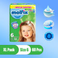 Molfix 3D Mega X-Large (Pack Size - 6, 60Pcs). 
