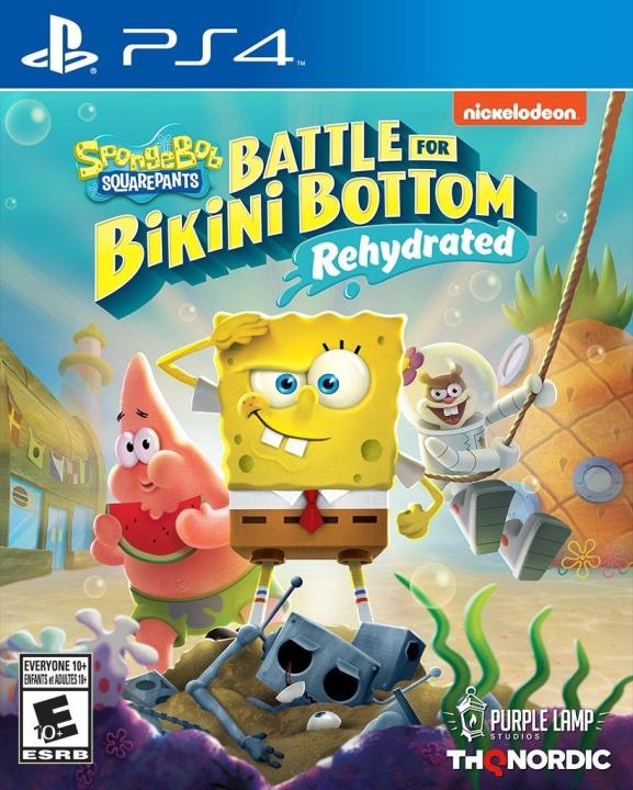 SpongeBob Battle for Bikini Bottom Rehydrated Playstation 4 Game ps4