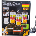SILVER CREST 3 LITRES 6/8 BLADES 2 IN 1 BLENDER AND GRINDER GENUINE COPPER MOTOR / BARDEFU /  ACEKOOL 3 IN 1 Heavy Duty 2 Cups Silver Crest Blender and Grinder 4500-9500W Multifunction Blending  Robot Commercial Food Fruit Juice 2 in 1 New Style-. 