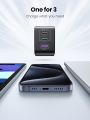 UGREEN 10334 GaN 65W USB C Charger Quick Charge QC4.0 QC PD3.0 PD USB C Type C Fast USB Wall Charger Adapter For iPhone 13 Pro Max 12 Macbook Pro. 