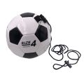BRADOO-Soccer Training Ball Adjustable Bungee Elastic Training Ball with Rope Size 4 Football for Training Playing Sports. 