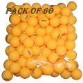 Pack Of 60 Table Tennis Balls Plastic Ping Pong Balls Training Balls. 