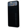 Maxon M-08 8000mAh Powerbank- 2.1A Charger  With Flashlight- USB Output- Dual Input (Type C &  Micro)- For All Mobile Phones- Portable External Battery- Digital Display Power Bank. 