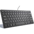 Mini Keyboard Wired Thin Light 78 Keys USB Multimedia Small for Pc Computer Laptop.... 