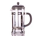 Portable Stainless Steel Heat Resistant Glass French Press Coffee Maker TeaPot  20 oz (600 ml) Espresso and Tea Maker. 
