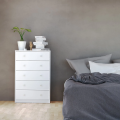 Sleek Wooden Five Drawer Sideboard - Classic Wooden Chester Design with Spacious Drawer Cabinet for Stylish Storage. 