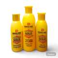 Derma Fine Ultra Whitening 24K Gold Skin Polish Brightener Powder & Skin Shiner Peeling Cream. 