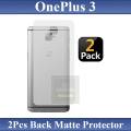 2Pcs OnePlus 3 Back Matte Protector Soft Skin Sheet Soft Film Protection For OnePlus 3. 