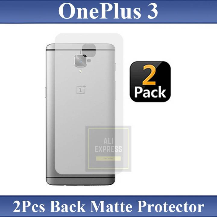 2Pcs OnePlus 3 Back Matte Protector Soft Skin Sheet Soft Film Protection For OnePlus 3