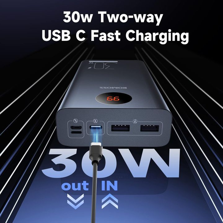 ROMOSS%2030000%20mah%2030%20watt%20power%20bank%20%20Pea30%20PD%2030W%20USB%20C%20Two-Way%20Fast%20Charging%20Power%20Bank%20-%20powerbank%20-%20Image%205
