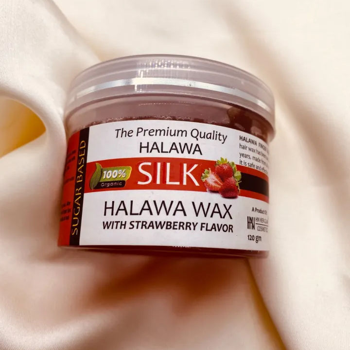 Strawberry Halawa Finger Wax Professional Series Strong Waxing For Body Hair Removal halwa Wax Women Ladies Girls Hair Remover Face and Body High Quality Best Result Straw berry 150g