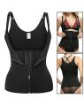 Adjustable Shoulder Strap Waist Trainer Vest Corset Women Zipper Hook Body Shaper Plus Size Waist Cincher Tummy. 