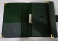 Leaf Executive File Folder Ragzine With Clip. 