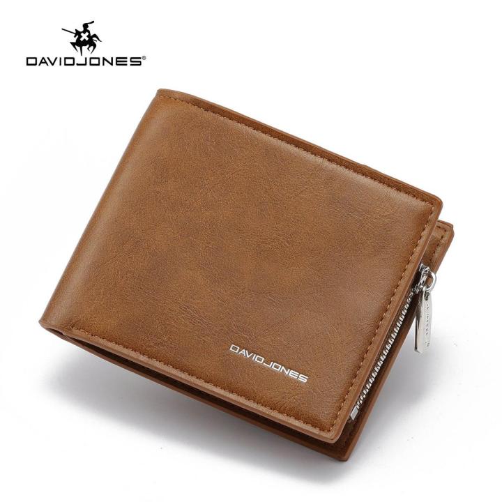 David Jones Paris Men's wallet pu leather small Coin purse