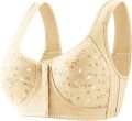 Comfort-Fit Maternity Bras with Button Closure for Pregnancy Support - Nursing Friendly Intimates. 