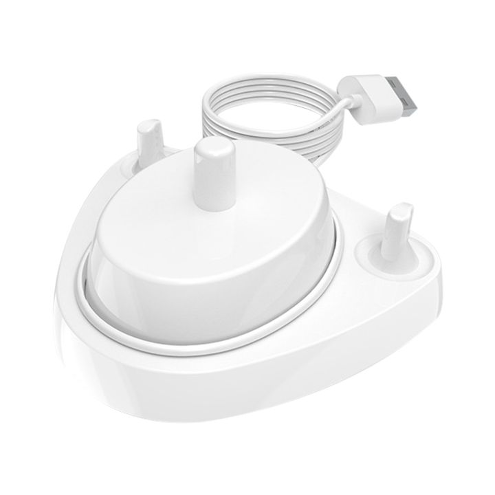 For Braun Oral B Toothbrush Replacement Charger  Supply Inductive Charging Holder Model 3757 USB Cable White