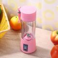 USB Rechargeable Juicer Blender - 380ml - USB Rechargeable Blender Mixer - Juicer Bottle Cup for Juice, Citrus, Lemon, Vegetables & Fruits. 