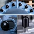 TWEXQNY-80 Pieces Rubber End Caps Flexible Bolt Covers Screw Caps Thread Protectors in 4 Sizes 1/4 to 3/4 Inch (Black). 