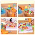 2 in 1 DIY Creative Mosaic Gear & Drill Construction Kit. 