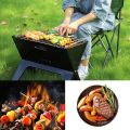 Barbecue Charcoal Grill, Foldable Charcoal Grill, Ultra-Light Foldable Grill is Easy to Install, Very Suitable for Camping Outdoor Garden Party. 