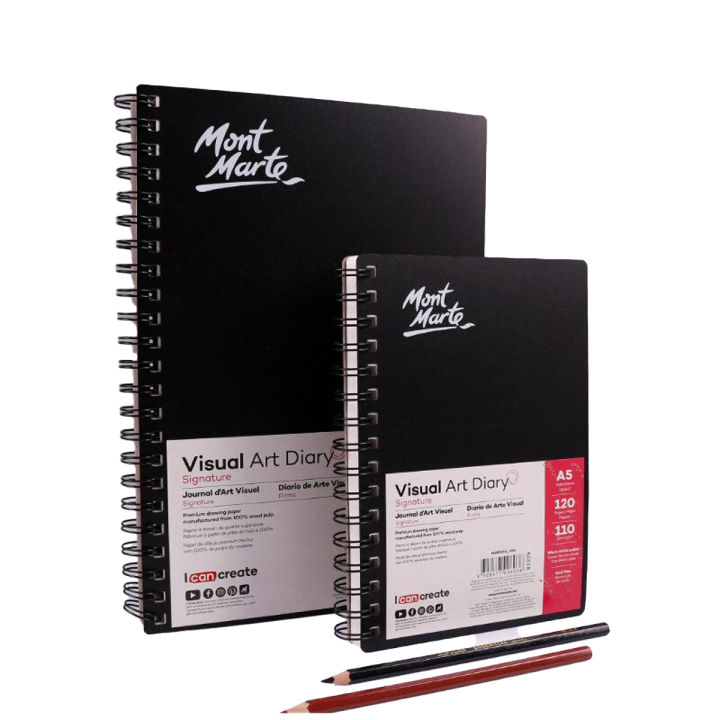 Visual Art Diary Signature A6/A5/A4/A3 120page 110gm