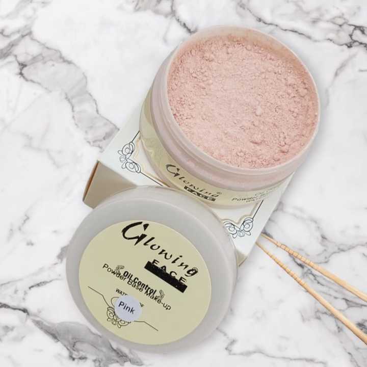 Glowing%20Face%20Oil%20Control%20Powder%20Base%20Makeup%20Waterproof%20Loose%20Powder%20-%20Pink%20-%20Image%203