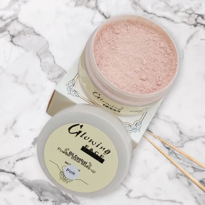 Glowing%20Face%20Oil%20Control%20Powder%20Base%20Makeup%20Waterproof%20Loose%20Powder%20-%20Pink%20-%20Image%203