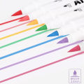 Arrtx Acrylic Marker Soft Tip Single Absolute Purple A/B 30 Colors Waterproof and Quick-Drying Color-Resistant. 