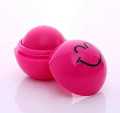 Cute Emoji Face Lip Balm - Hydrating Fruit Flavor Moisturizing Lip Sphere. 