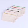 Multipurpose Cosmetic Bag Makeup Pouches with Zipper Cotton Canvas Bag Pencil Pouch Travel Toiletry Bag DIY Design. 