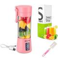 Smart Portable USB Juicer Blender - Rechargeable 380ML Mini Smoothie Maker for Fruits and Shakes. 