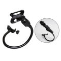 Adjustable Microphone Stand With Desk Clamp 3/8' To 5/8' Screw For Studio Desk Mic Stand Flexible Microphone Stand. 