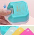 3 In 1 R4 R7 R10 Plastic Punching Machine DIY Card Paper Hole Punch Circle Pattern Photo Cutter Tool Scrapbooking. 