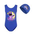 Stuffed Anime Smiling Critters Swimwear Kids Beach Wear One Piece Sleeveless Swimming Toddler Baby Girls Cartoon Swimsuit Bathing Suits. 