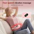 Babe - Period Pain Cramp Relief Belt -Massager machine-Portable Menstrual Heating Pad, Heated for Menstrual Cramp Relief with 3 Heat Levels & 4 Modes, Electric Belt Massage for Women and Girls -Electric Massager Machine for Women-Massager/Beauty Tools. 