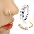 PIERCING 8MM THIN Nose Ring Nostril Body Jewelry 1 PIECE. 