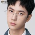 【ALLGOOD】Uni Fashion  Anti Blue Light Glasses Clear Glasses Computer Glasses WYB Style Rimless Eyeglasses Plain Eyewear Face Decor. 