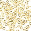 Golden Eye-Screw Hooks Small Hoop Pegs for Resin Keychain Crafts - Mini Eye Pins Screw Clamp Hooks for Making DIY Jewelry Accessories. 