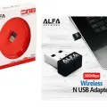 Alfa Wifi Usb Adapter 300Mbps Model : 3001N. 