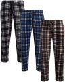 Pack Of 3 Multicolour Cotton Pajamas For Mens. 