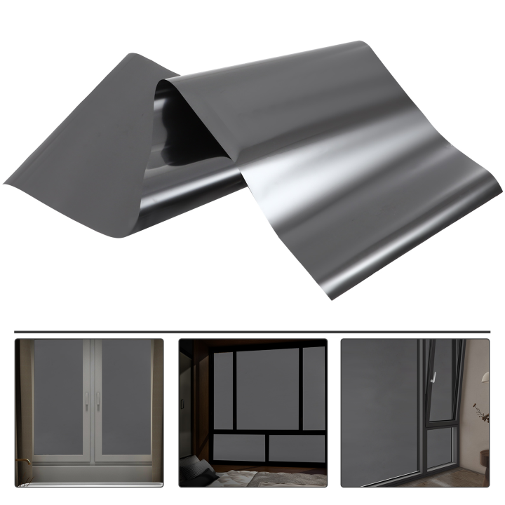 Window Shade Paper PET No Glue Film Blinds for Windows Lightproof Sun Protection