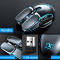 M215 Gaming Mouse Rechargeable Wireless Mouse 2400 DPI Ergonomic 6 Keys RGB LED Mouse For Laptop Computer. 