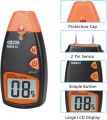 Wood Moisture Meter, Dr.meter Damp Meter, 2 Pins Portable Wood Water Moisture Tester for Firewood HD Digital LCD Display with 2 Spare Sensor Pins and one 9V Battery (Both Included) Log Moisture Meter. 